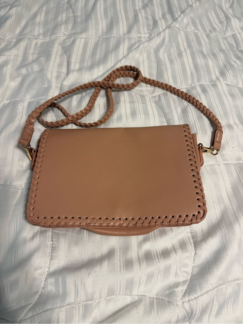 Moda Luxe brown/pink colored purse